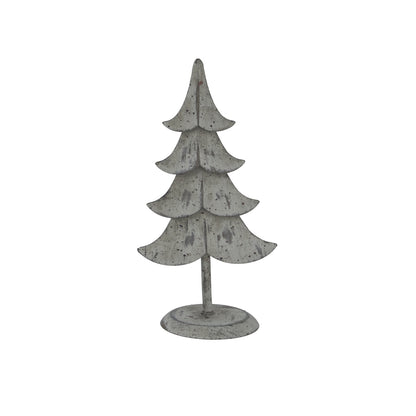 Rustic Metal Standing Tree - BROWN