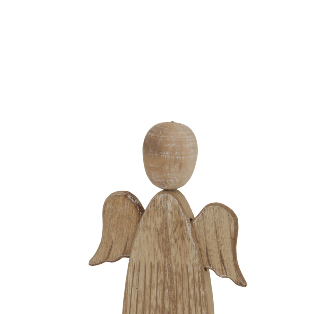 Large Natural Rustic Angel - BROWN