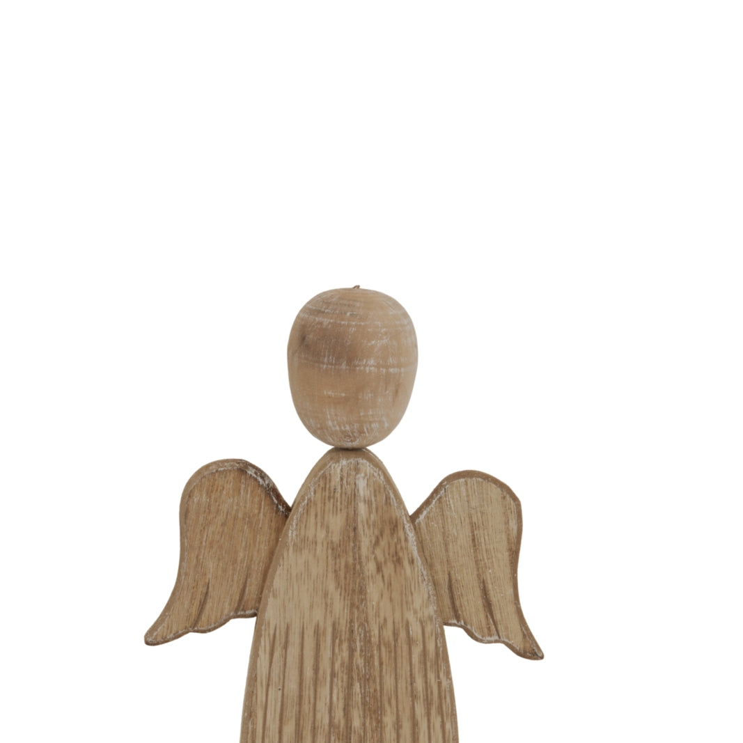 Large Natural Rustic Angel - BROWN