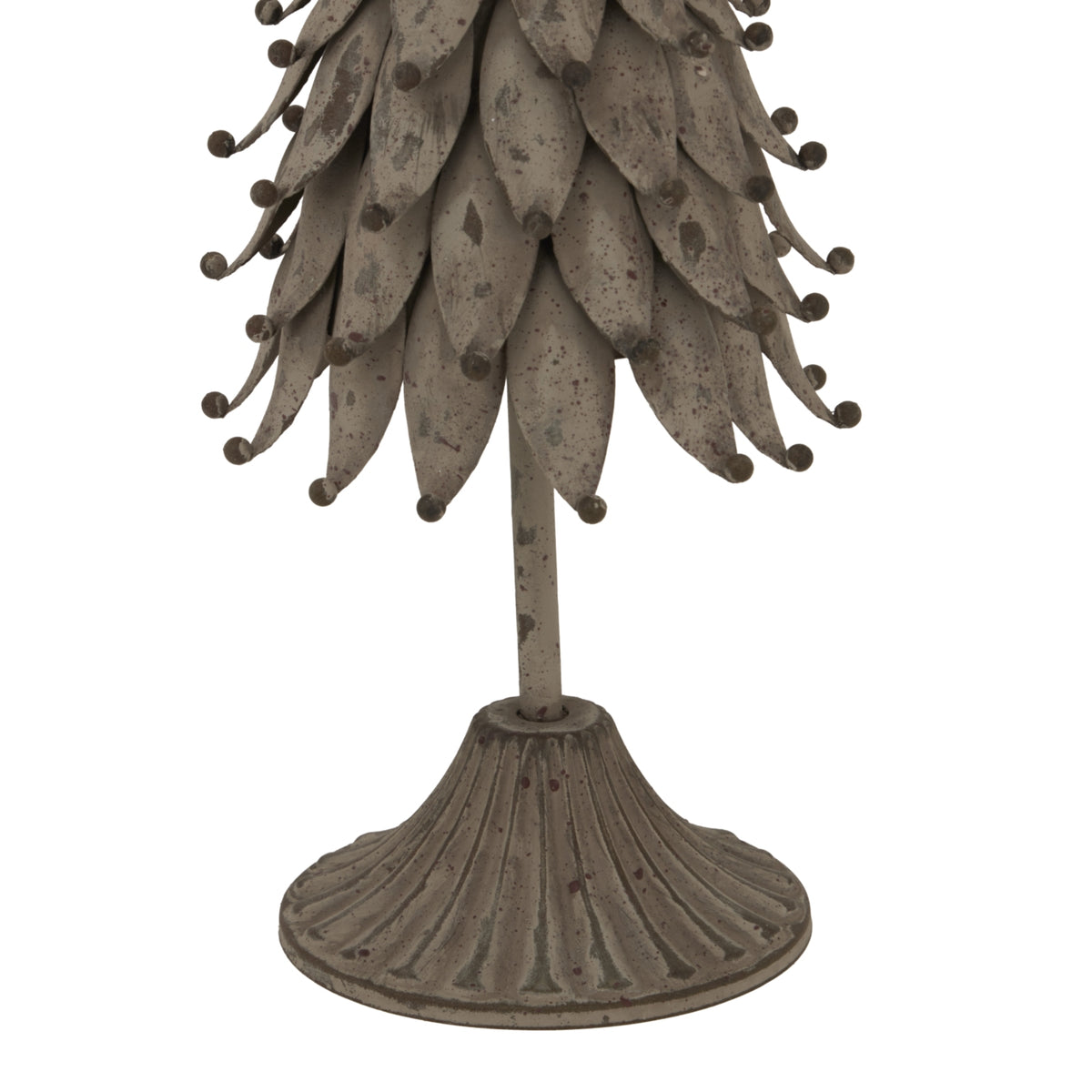 Rustic Decorative Tree With Star - SILVER