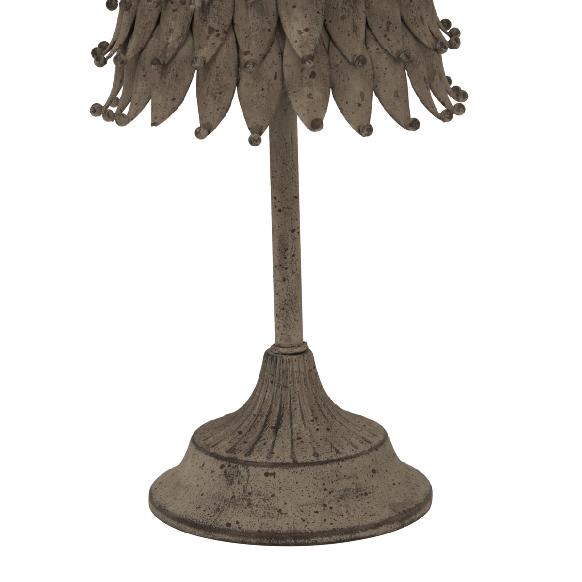 Large Rustic Decorative Tree With Star - SILVER