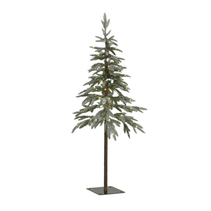 Medium Snowy Woodland Pre-Lit 200 Led Christmas Tree - WHITE
