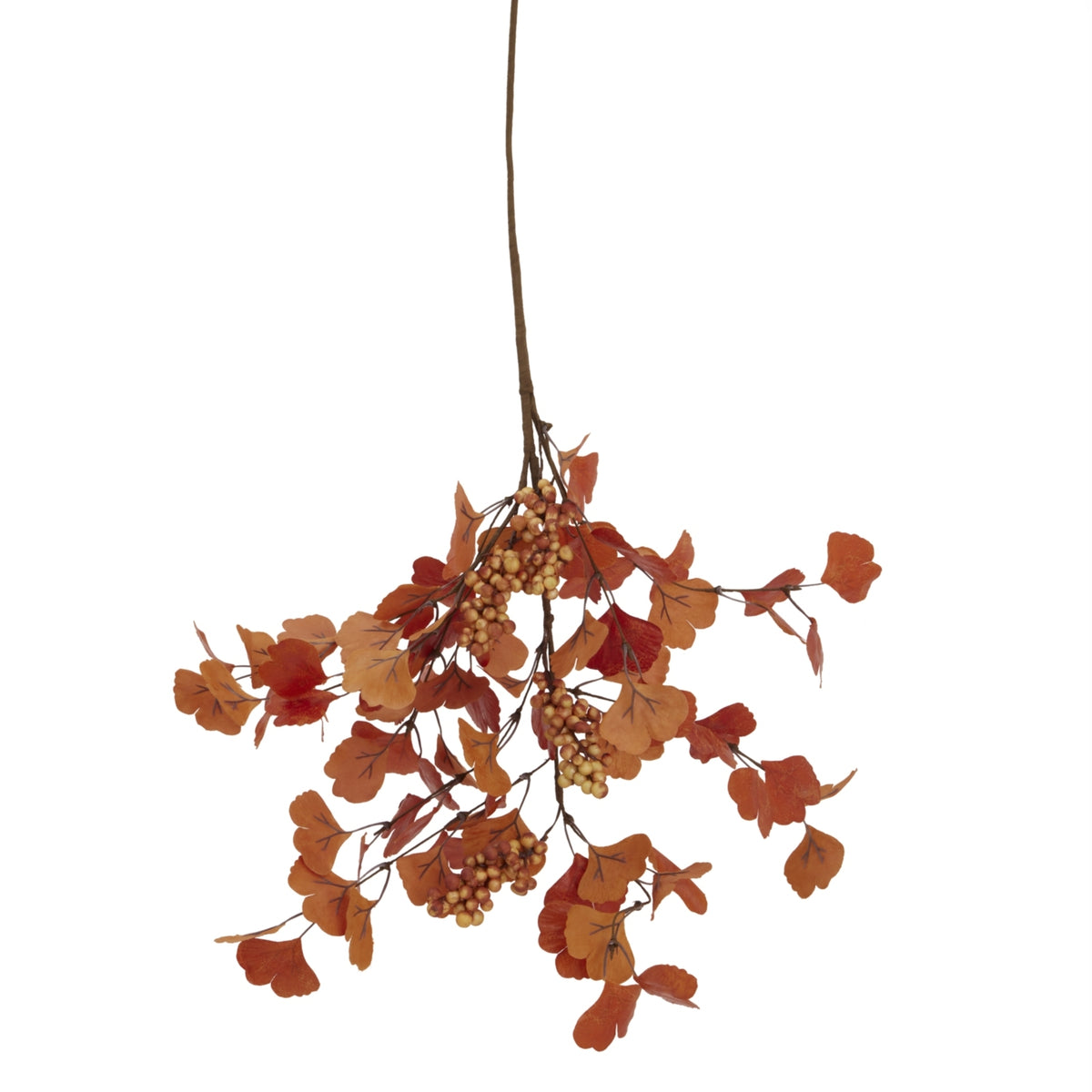 Large Autumn Spray With Berries - BROWN