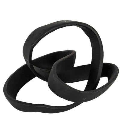 Black Cast Knot Ornament