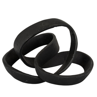 Black Cast Knot Ornament