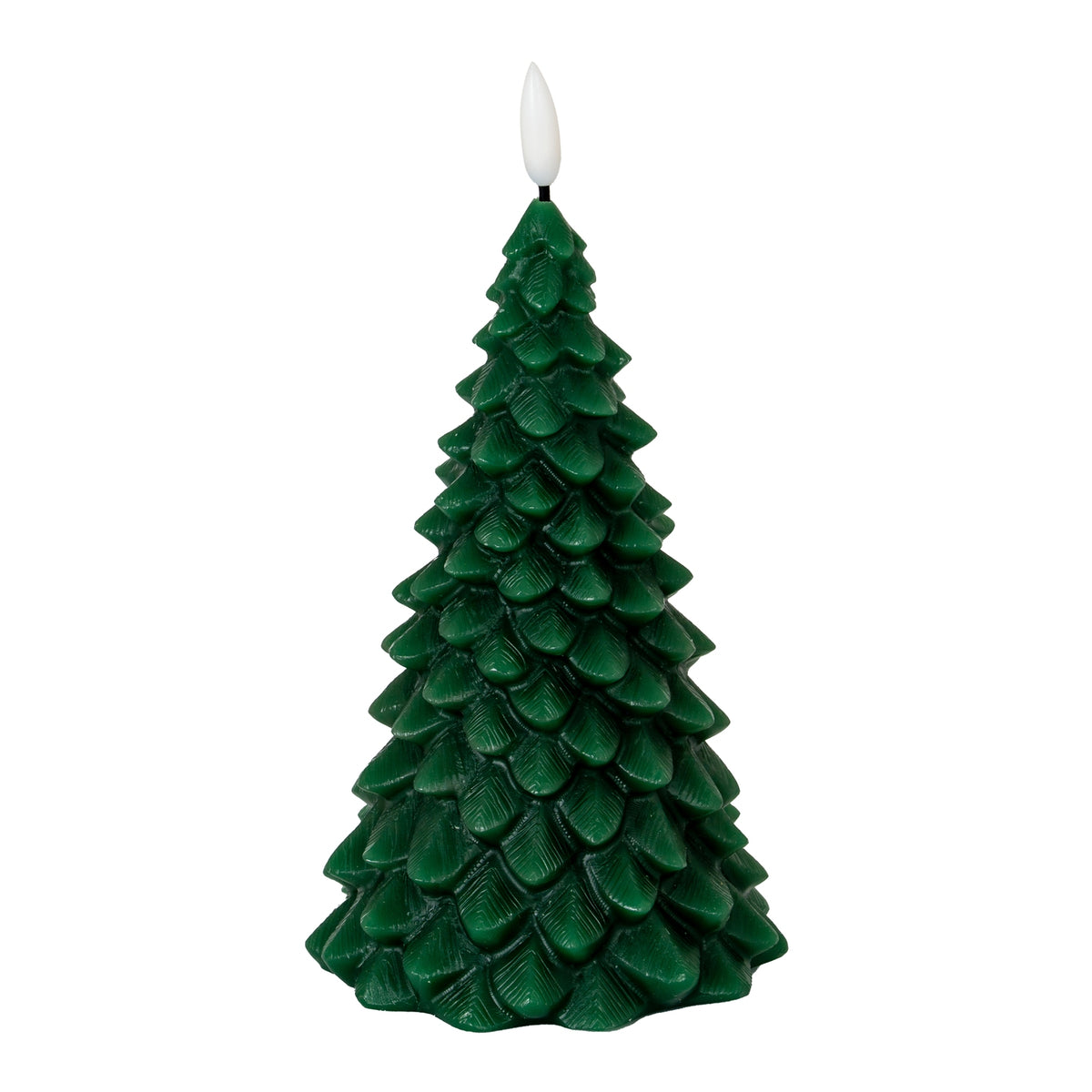 Luxe Collection Natural Glow Green Tree LED Wax Candle