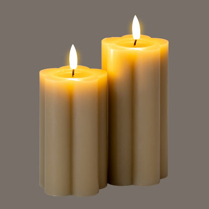 Luxe Collection Natural Glow 2.75x5 Stone LED Candle