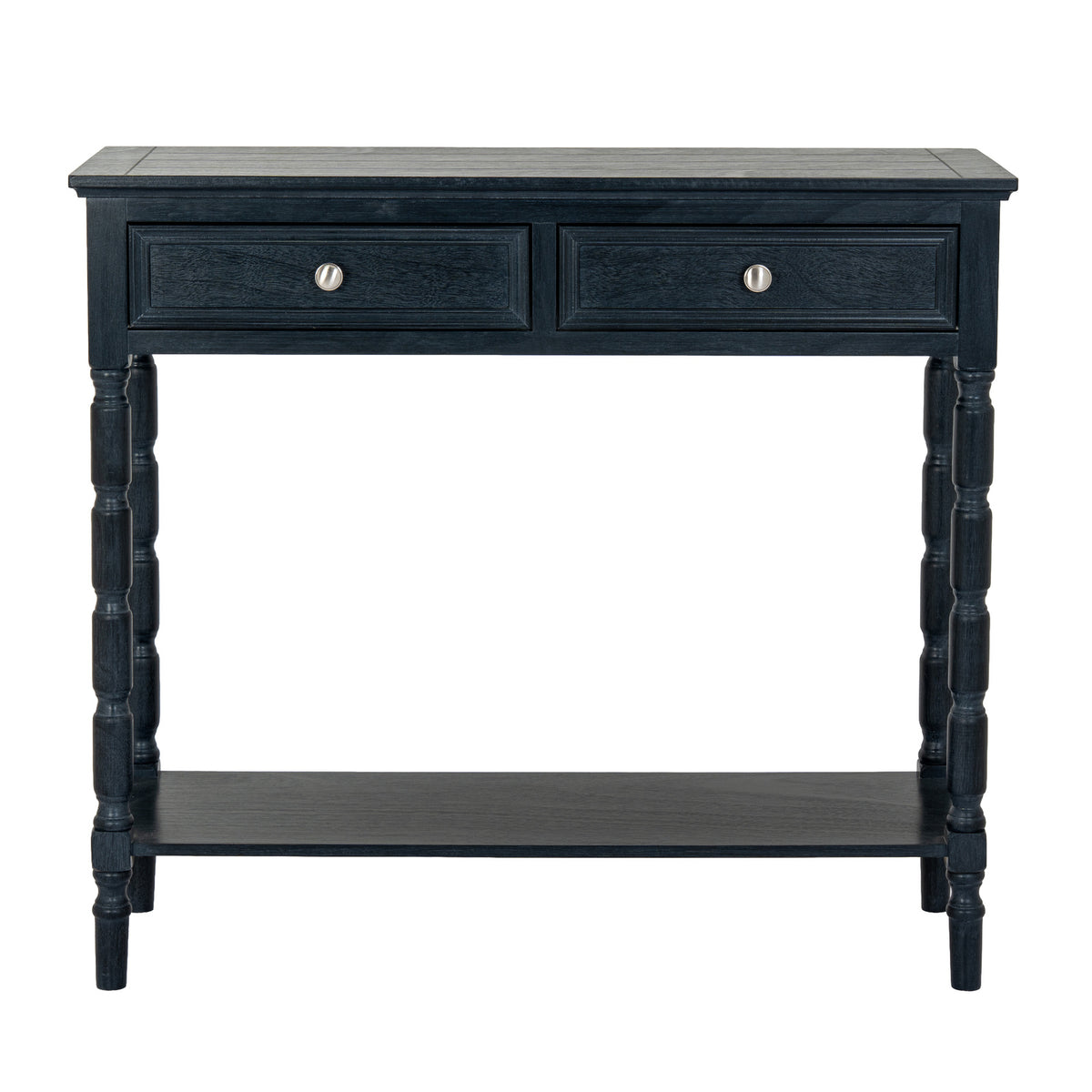 Contour Collection 2 Drawer Console - BLACK