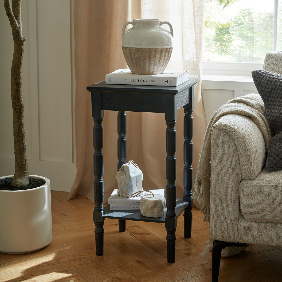 Contour Collection Side Table - BLACK