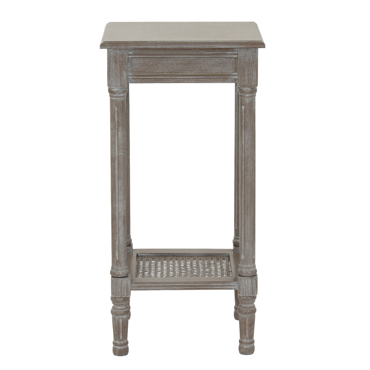 Serene Rattan Collection Small Side Table - GREY