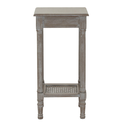 Serene Rattan Collection Small Side Table - GREY