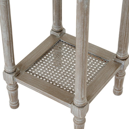 Serene Rattan Collection Small Side Table - GREY