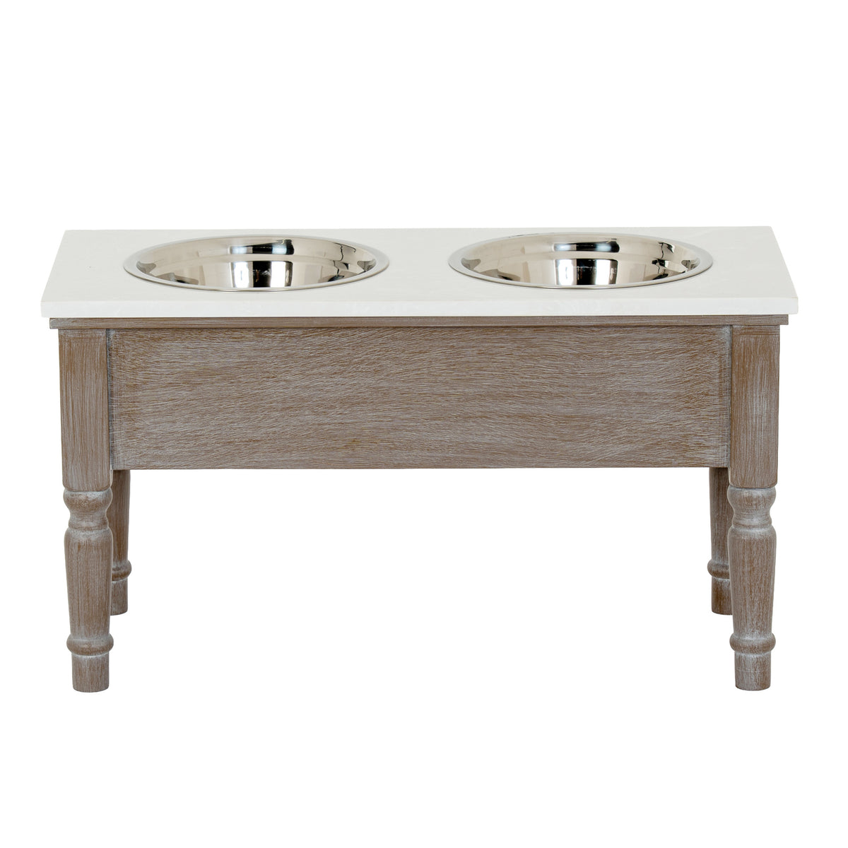Serene Collection Pet Feeder Table - GREY