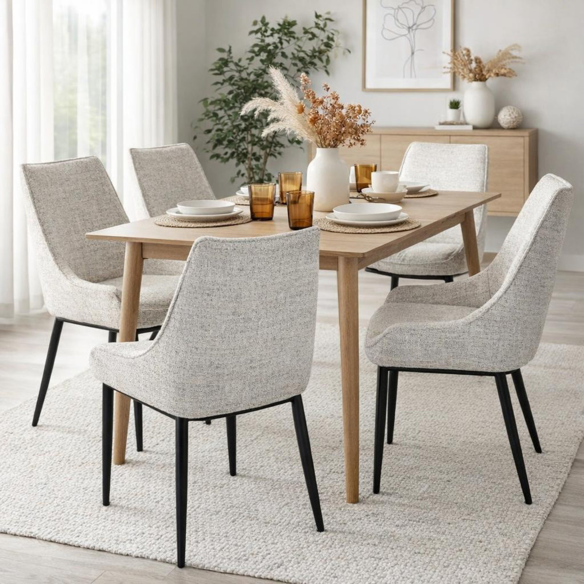 Zephra Dining Chair - WHITE