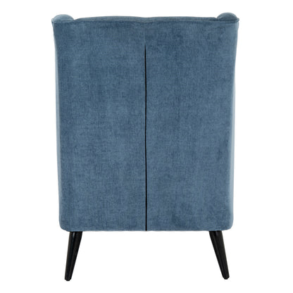 Vellis Wingback Armchair - BLUE