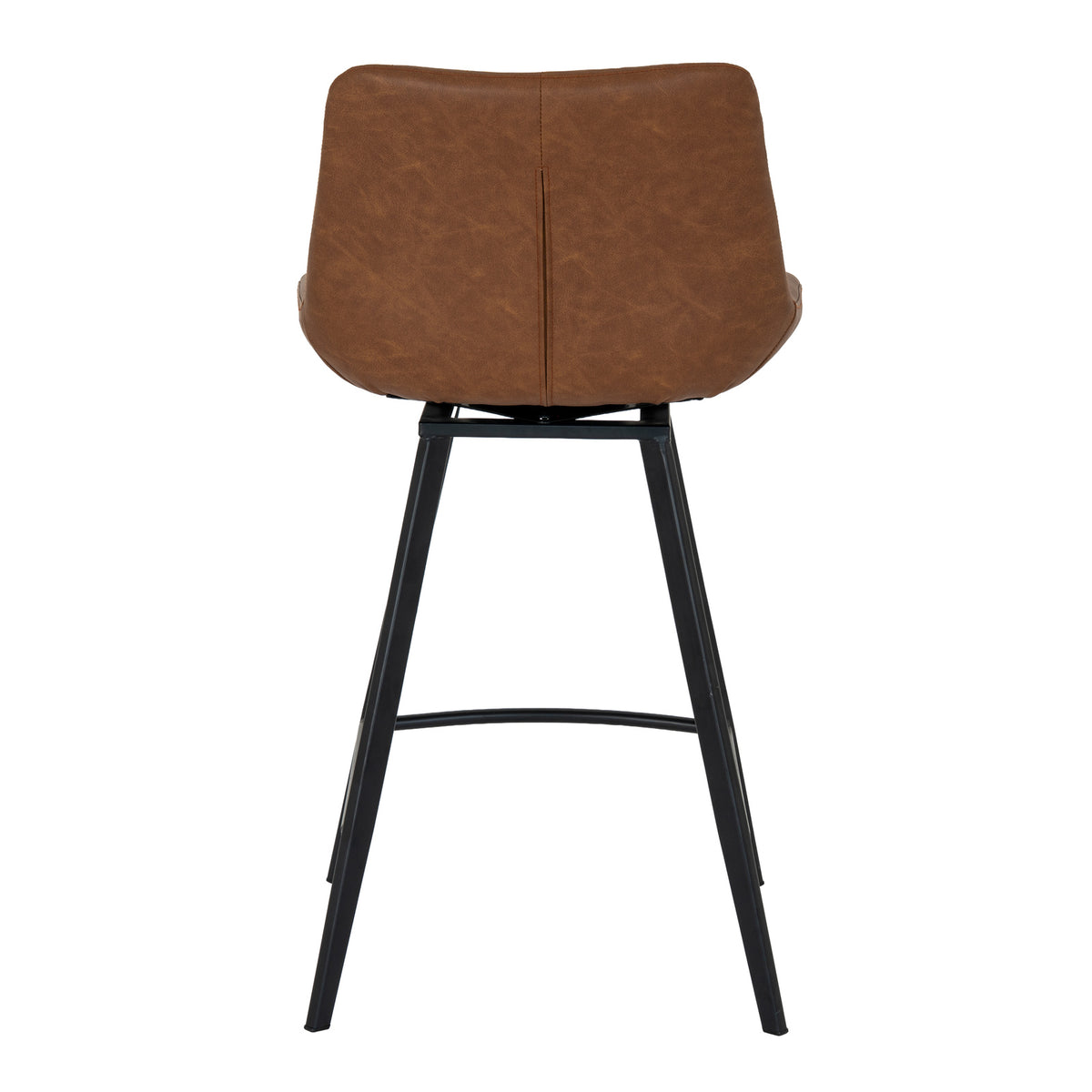 Malmo Tan Swivel Bar Stool - BROWN