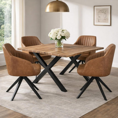 Uppsala Tan Chair - BROWN