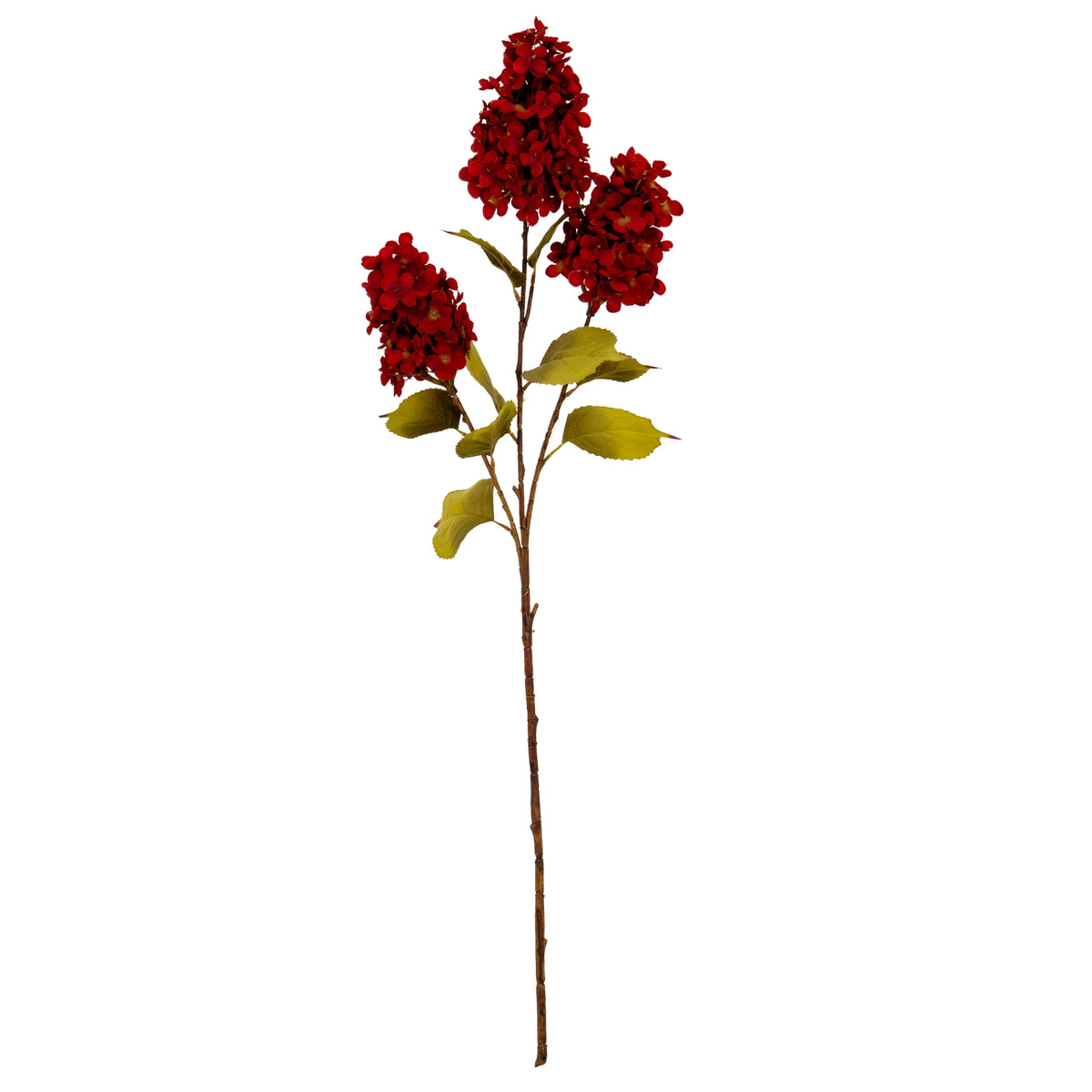 Dark Red Spear Hydrangea Spray