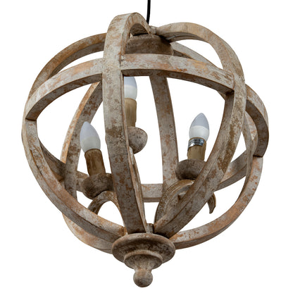 Solara Orb Pendant Ceiling Light - BROWN