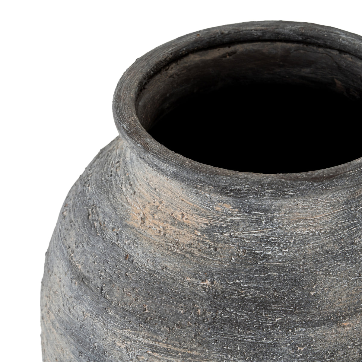 Marra Medium Olpe Vase - BLACK