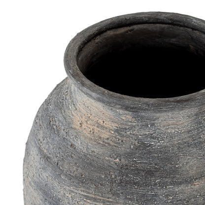 Marra Medium Olpe Vase - BLACK