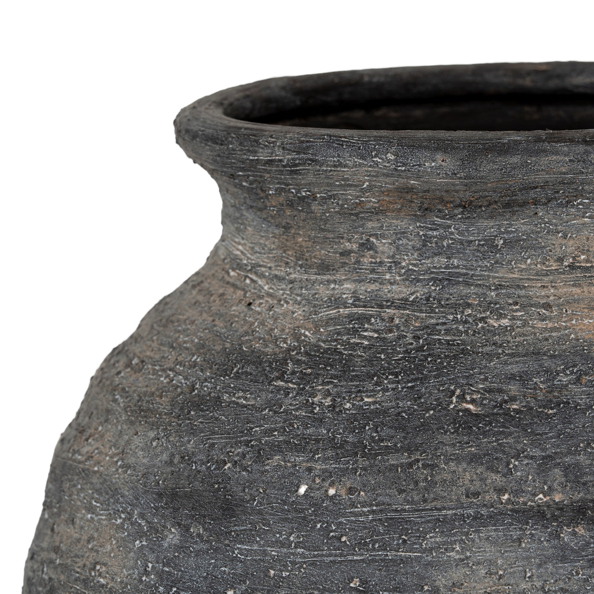 Marra Medium Olpe Vase - BLACK