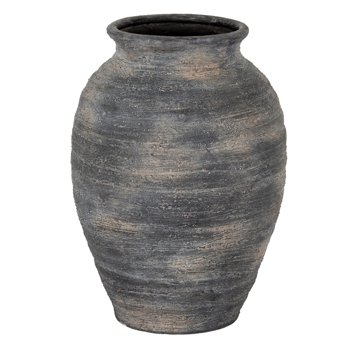 Marra Medium Olpe Vase - BLACK