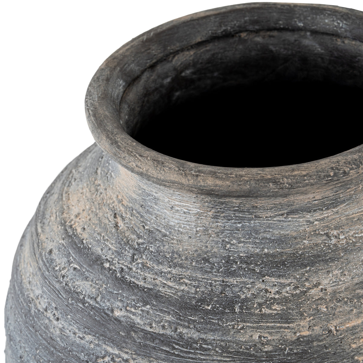 Marra Large Olpe Vase - BLACK