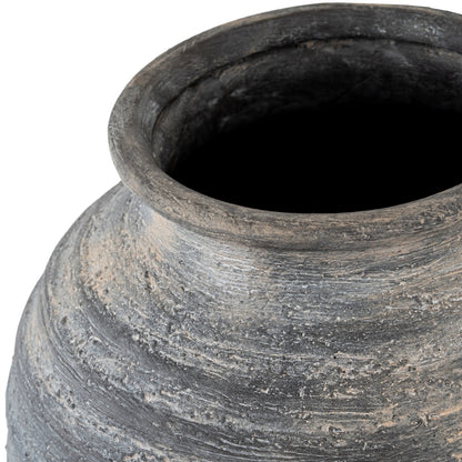 Marra Large Olpe Vase - BLACK