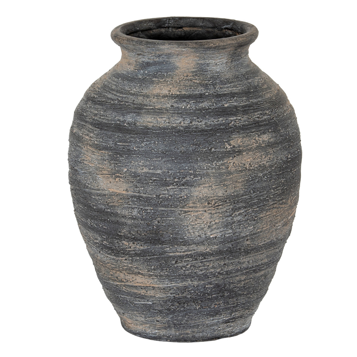 Marra Large Olpe Vase - BLACK