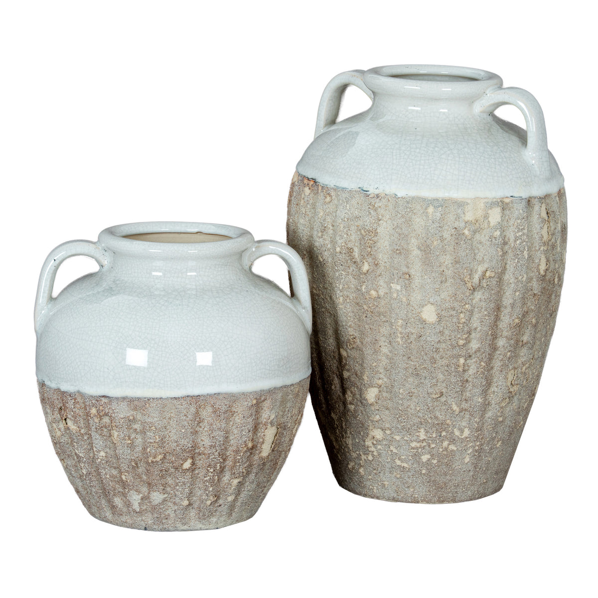 Thorne Medium Amphora Vase - WHITE