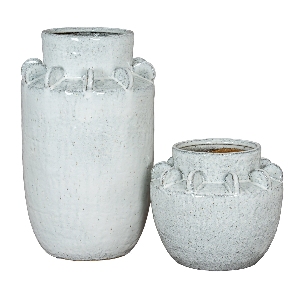 Dara Medium Hydria Vase - WHITE