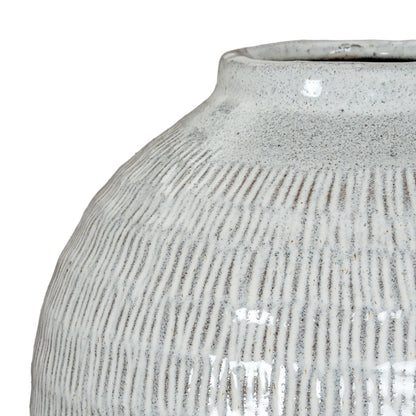 Kemi Medium Olpe Vase - WHITE