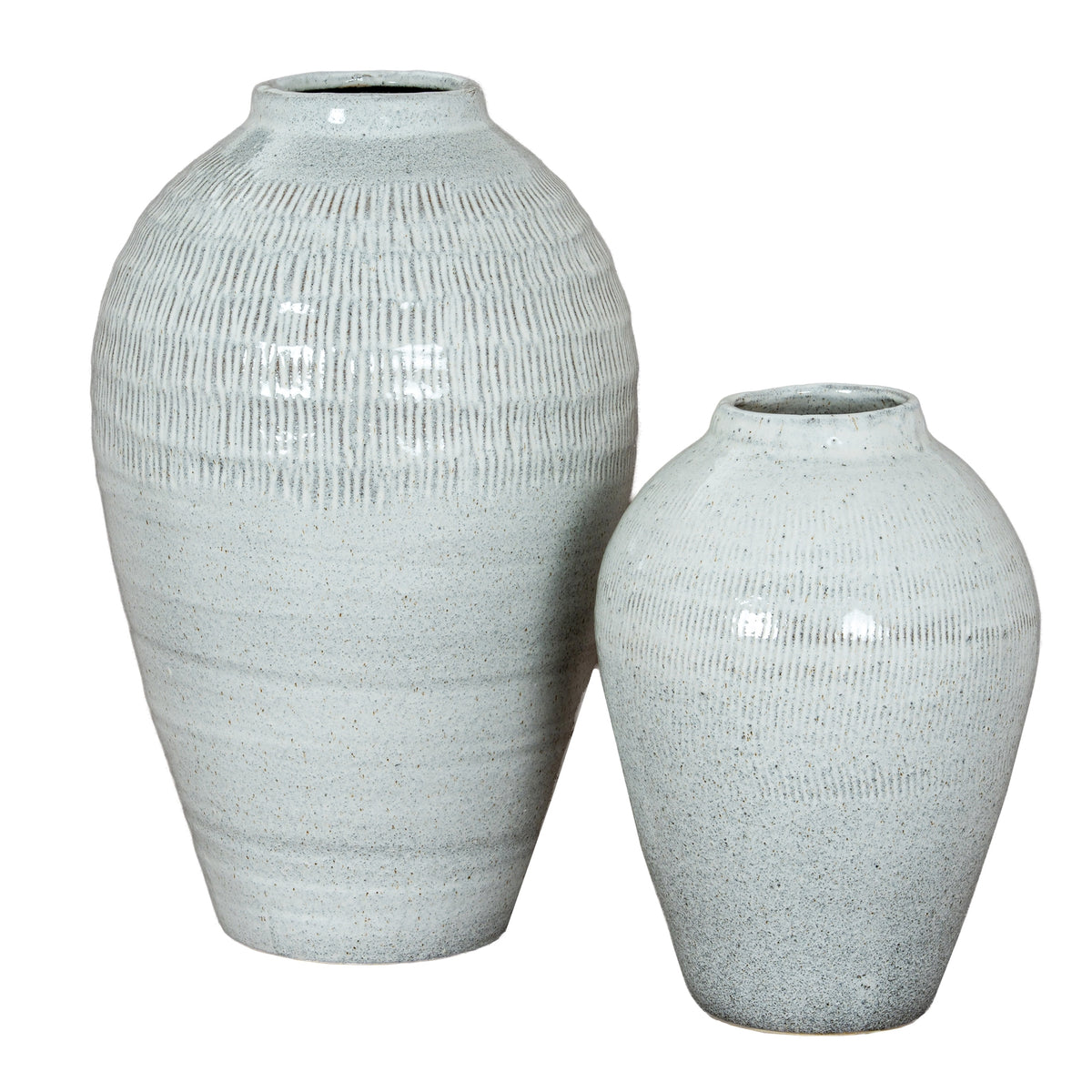 Kemi Medium Olpe Vase - WHITE