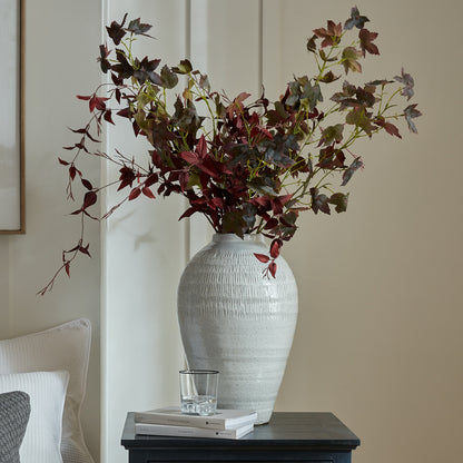 Kemi Medium Olpe Vase - WHITE