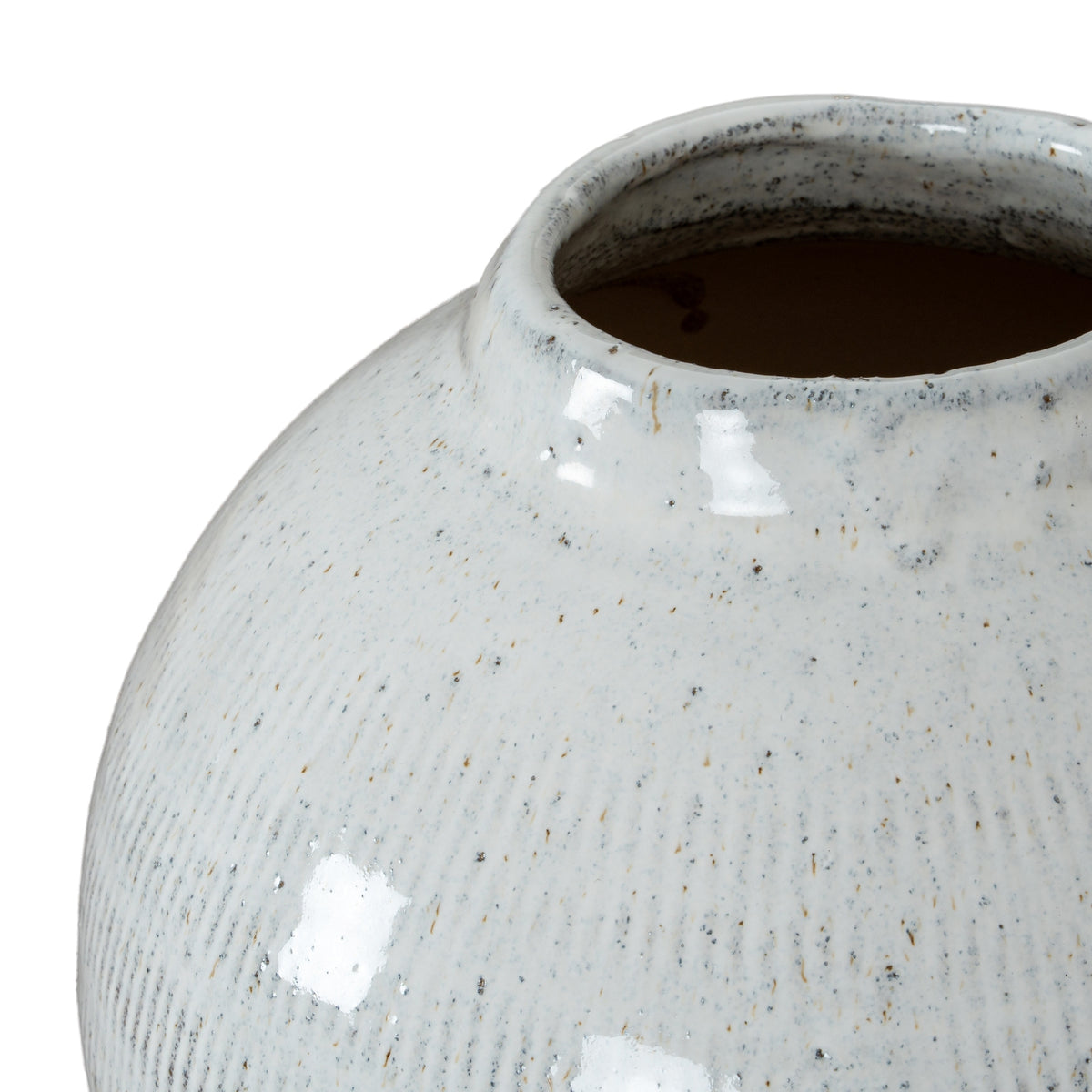 Kemi Large Olpe Vase - WHITE