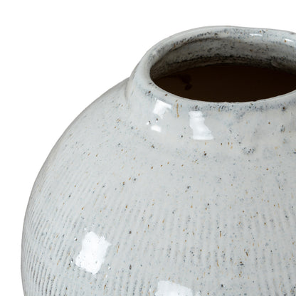 Kemi Large Olpe Vase - WHITE