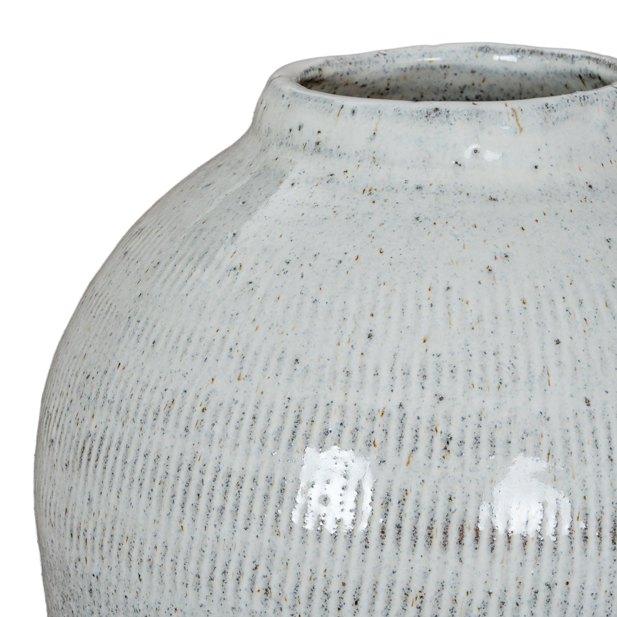 Kemi Large Olpe Vase - WHITE