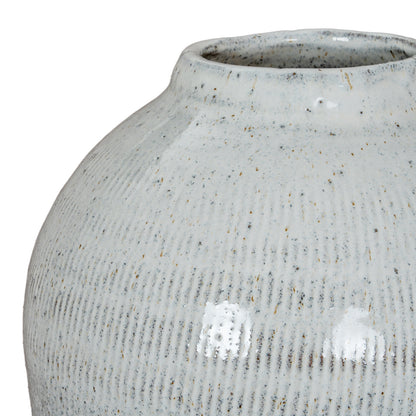 Kemi Large Olpe Vase - WHITE