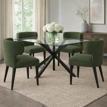 Avia Moss Dining Chair - GREEN