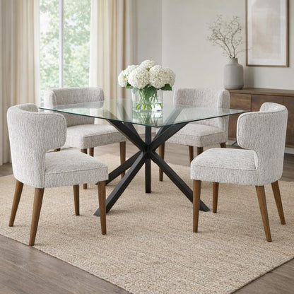 Avia Mist Dining Chair - GREY