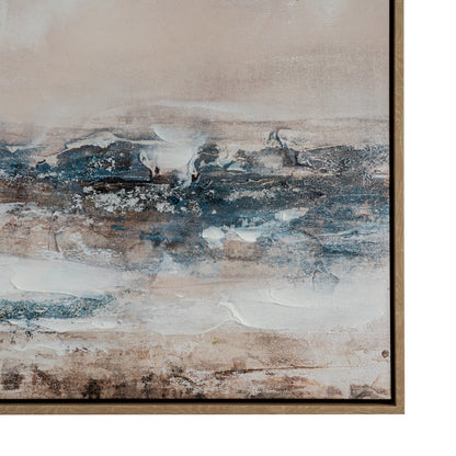 Veydra Hand Painted Canvas In Frame - MULTI-COLOURED