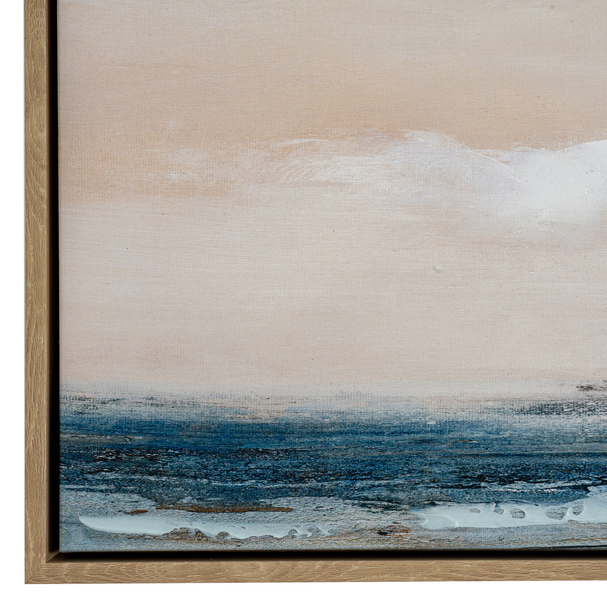 Ondra Hand Painted Canvas In Frame - MULTI-COLOURED
