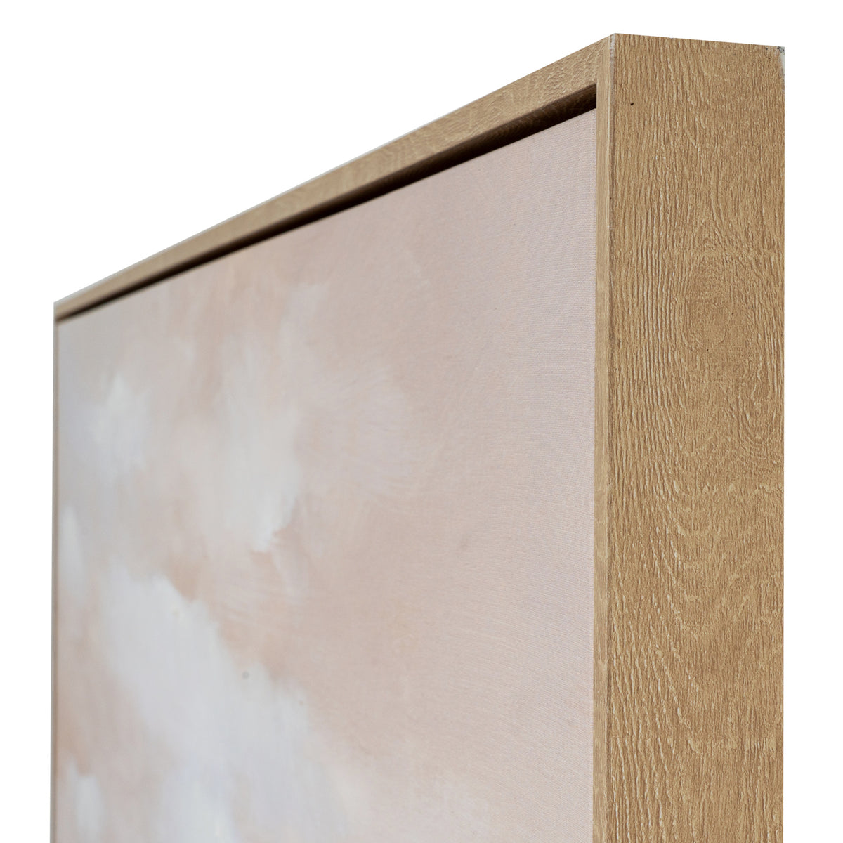 Ondra Hand Painted Canvas In Frame - MULTI-COLOURED