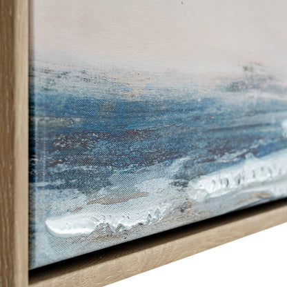 Ondra Hand Painted Canvas In Frame - MULTI-COLOURED