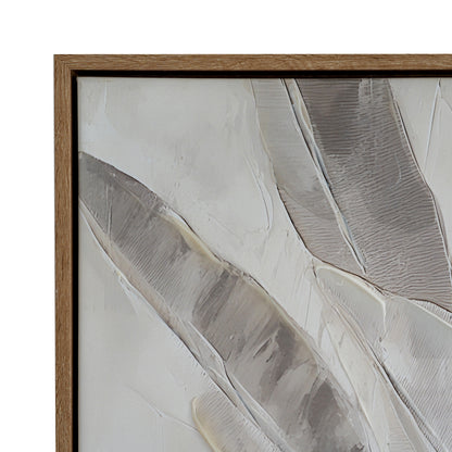 Folira Hand Painted Canvas In Frame - MULTI-COLOURED