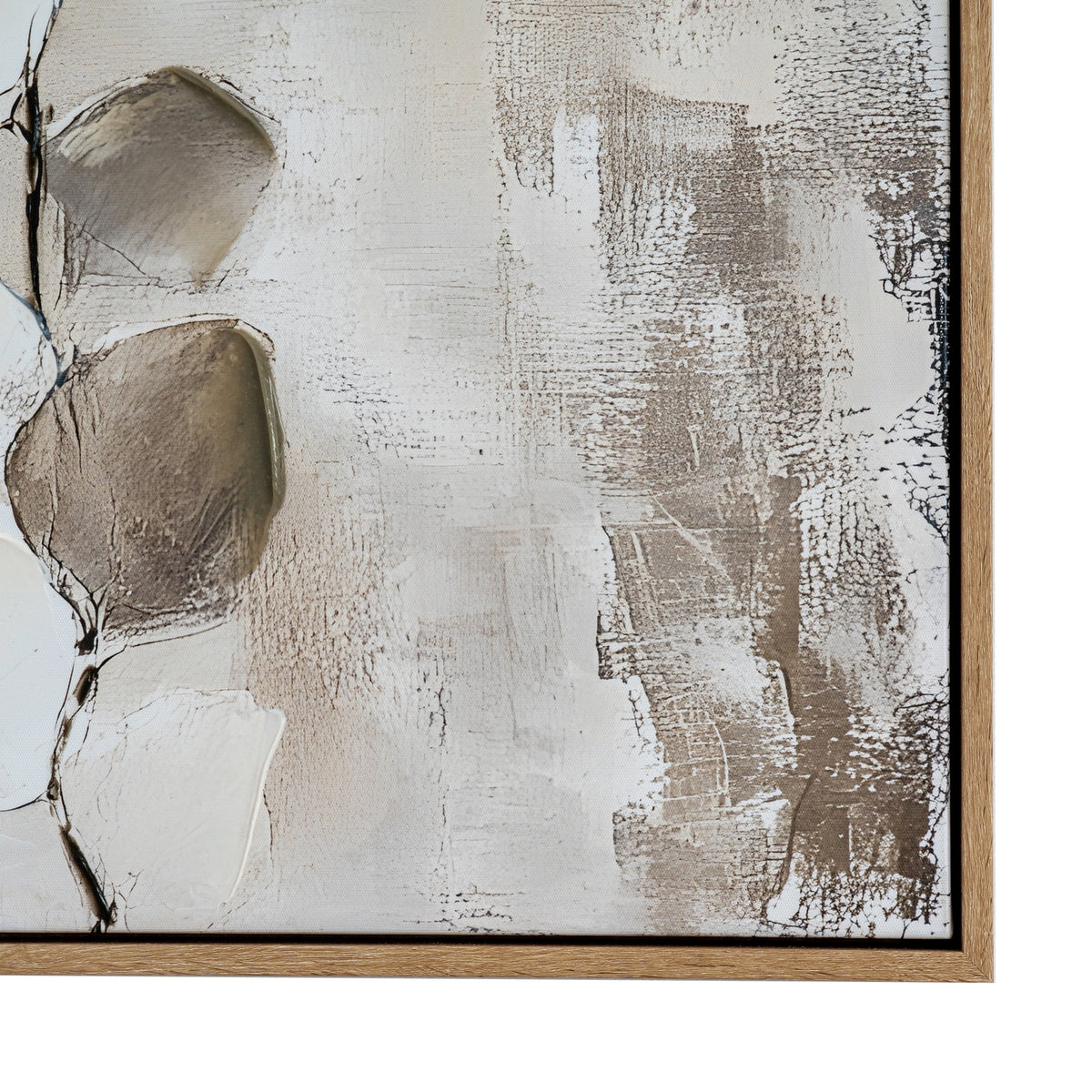 Mistora Hand Painted Canvas In Frame - MULTI-COLOURED