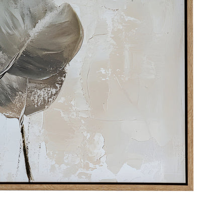 Silvra Hand Painted Canvas In Frame - MULTI-COLOURED