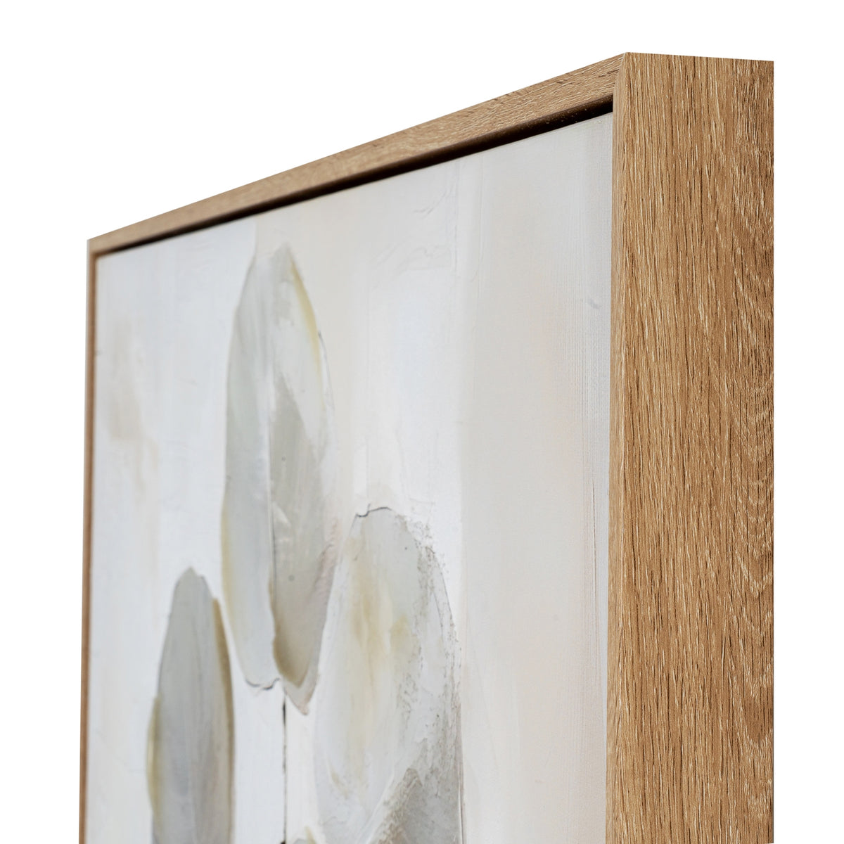 Silvra Hand Painted Canvas In Frame - MULTI-COLOURED