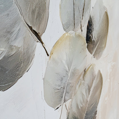 Silvra Hand Painted Canvas In Frame - MULTI-COLOURED